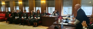 Los magistrados en su toma de posesión